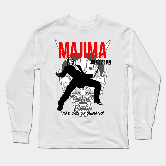 the mad dog of shimano Long Sleeve T-Shirt by Soulcatcher